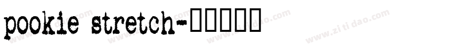 pookie stretch字体转换